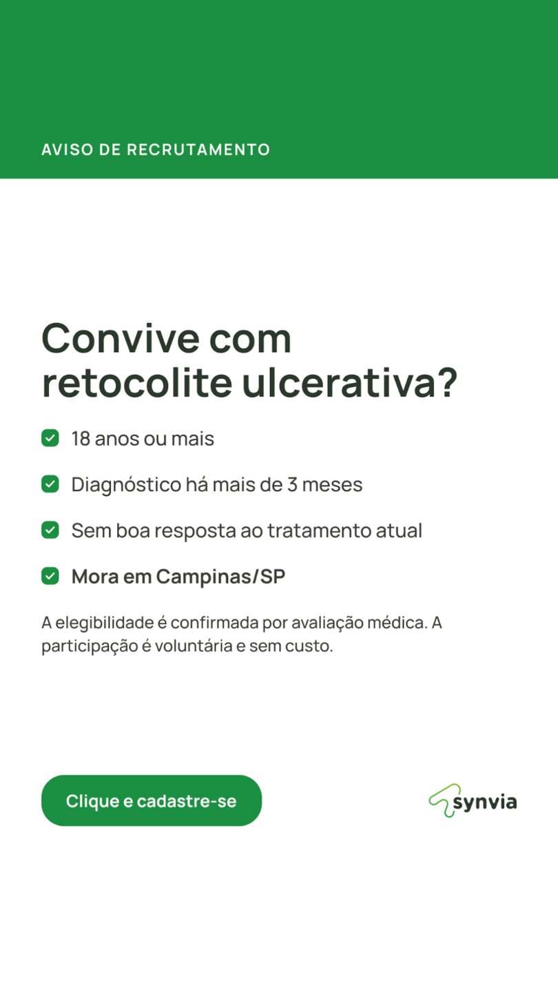 Retocolite ulcerativa · Campinas